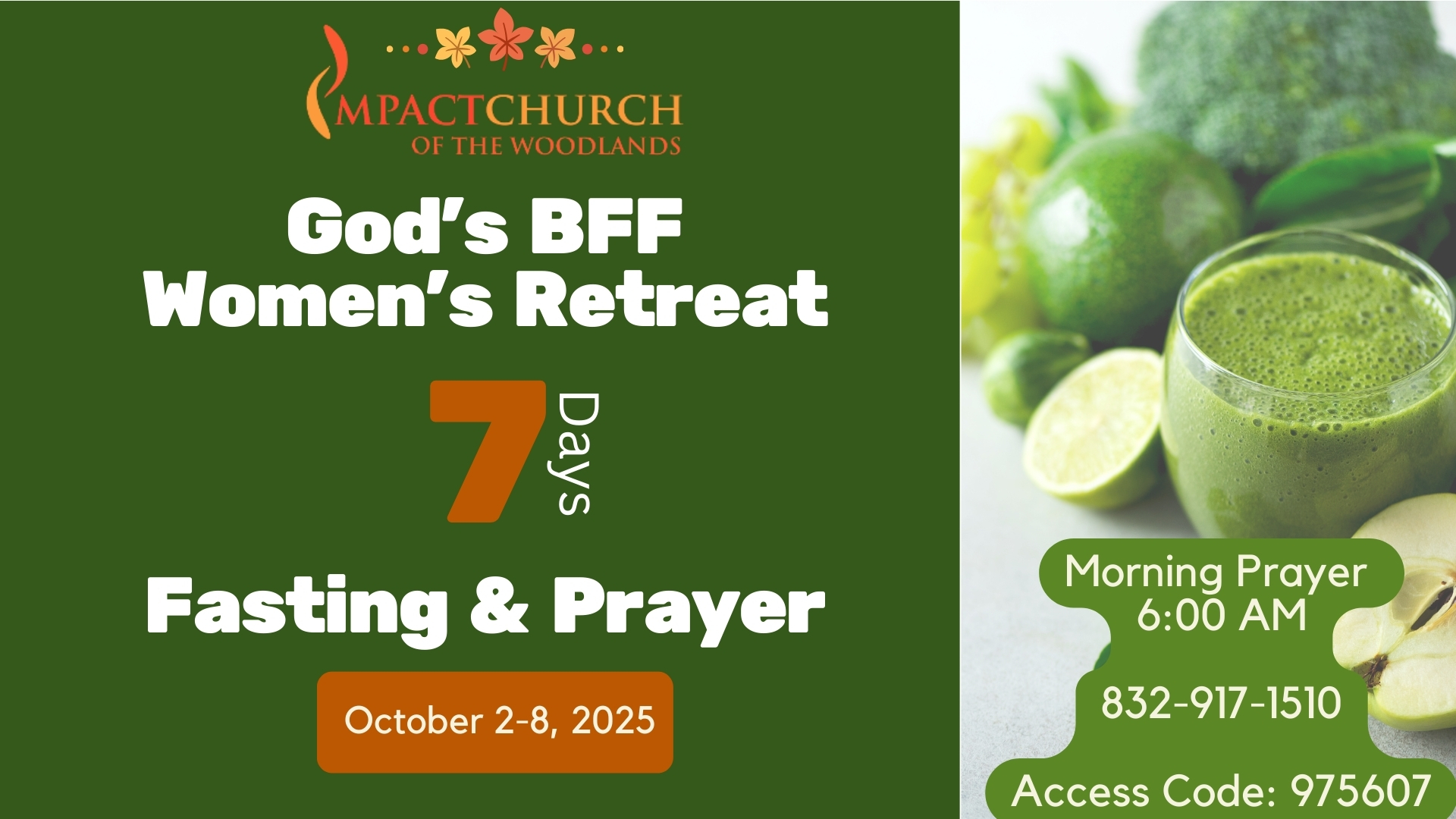 21 Days Fast & Prayer Women's Ministry 2025